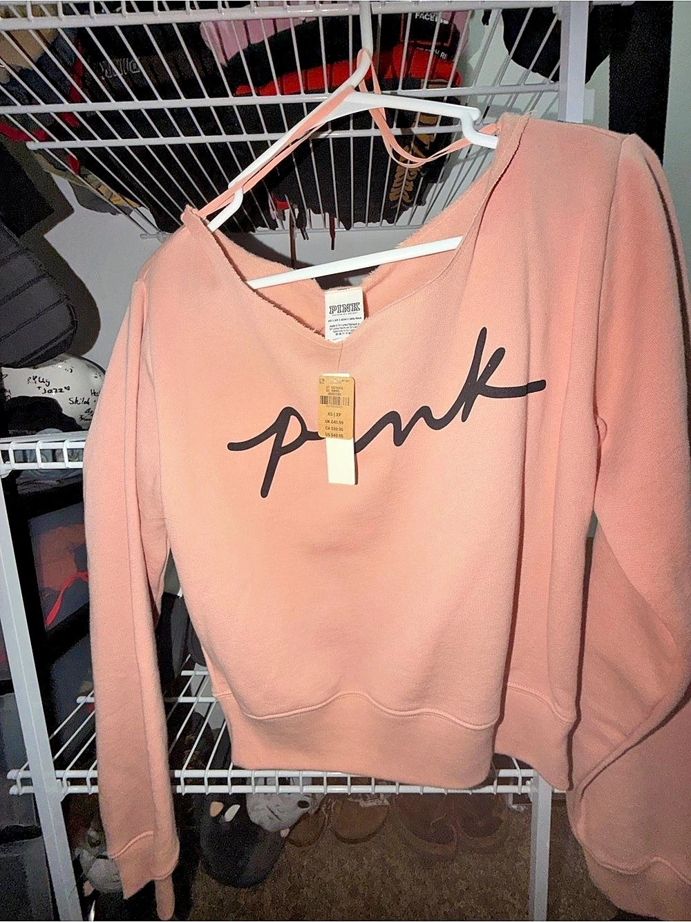 PINK Graphic Sweatshirt Size XS NWT